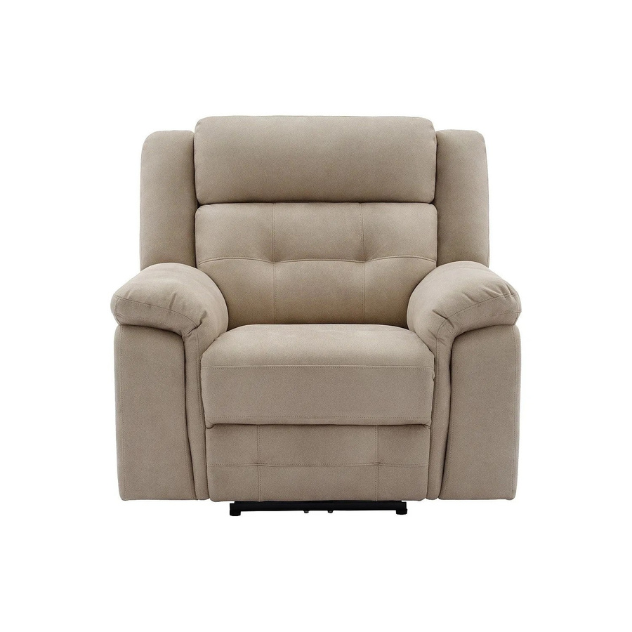 Vente-unique Relaxsessel Ortiano aus Mikrofaser in Beige, Höhe: 103 cm - Bild 2
