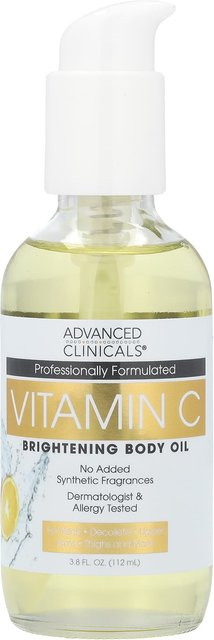 Advanced Clinicals Körperöl, Vitamin C, Kurkuma, 112 ml - Bild 1