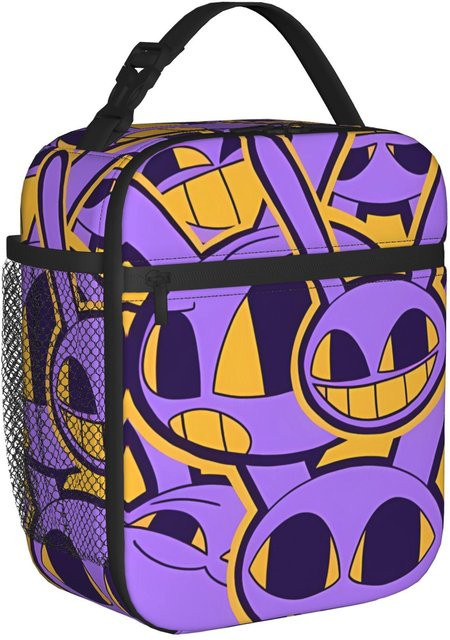 Fancy Style Studio Jax Cartoon Digitals Circus Thermische Lunchtasche für Kinder, Mehrfarbig - Bild 1
