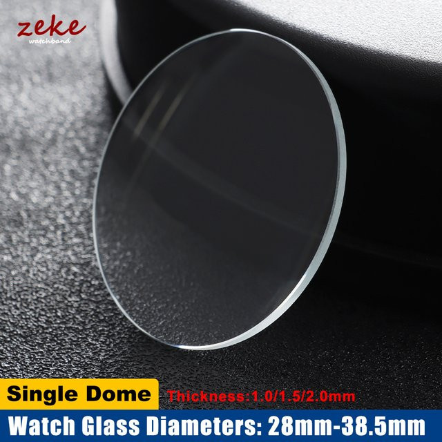 Uhrenglas-Ersatz, transparenter Kristall, 29 mm, Unisex - Bild 1