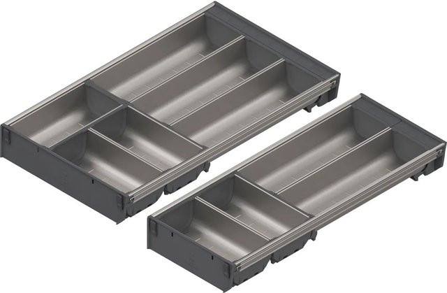Blum Besteckeinsatz Ambia-Line Schalen-Set Grau für Korpusbreite 700-799 mm und Nennlänge 500 mm - Bild 1