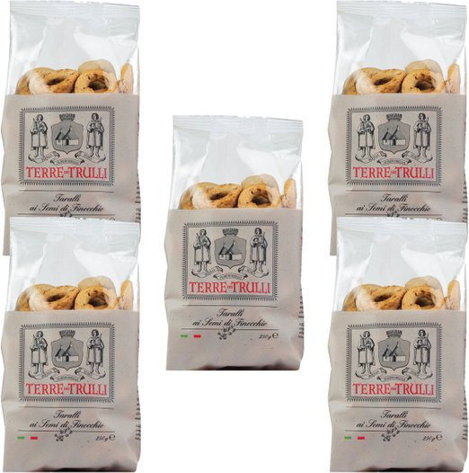 Terre dei Trulli Taralli Semi di Finocchio Fenchelsamen 5 x 250 g - Bild 1