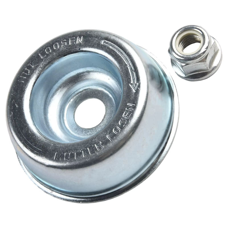 Vibratite Laufplattenkappe mit Mutter M10x1 in Silber für Motor Sense Freischneider FS 36 40 44 85 90 120 - Bild 2