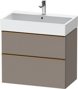 Duravit Waschtischunterschrank D-Neo Wandhängend Beige Matt B/T/H: 78,4 x 44,2 x 62,5 cm - Bild 1