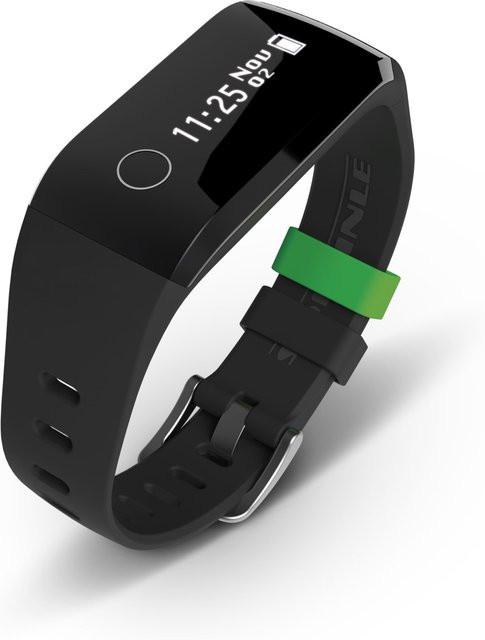 Fit Connect 200 Activity Tracker schwarz mit Bluetooth, Pulsmessung, Schlafüberwachung, Anruferanzeige und Schrittzähler - Bild 1