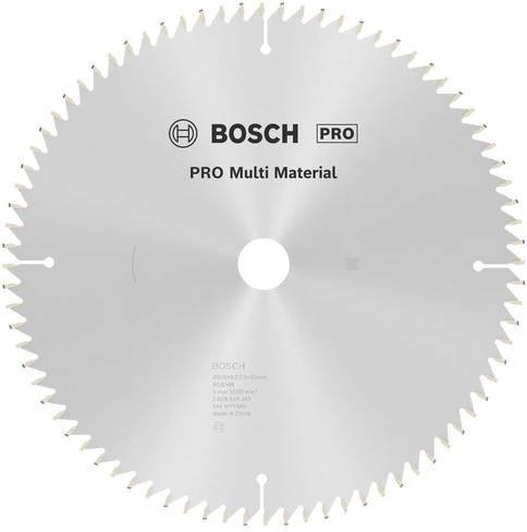 Bosch Multi Material Kreissägeblatt mit Hartmetall für Mehrzweckanwendungen, Durchmesser: 305 mm, Bohrung: 30 mm, Dicke: 3,2 mm, 80 Zähne - Bild 1