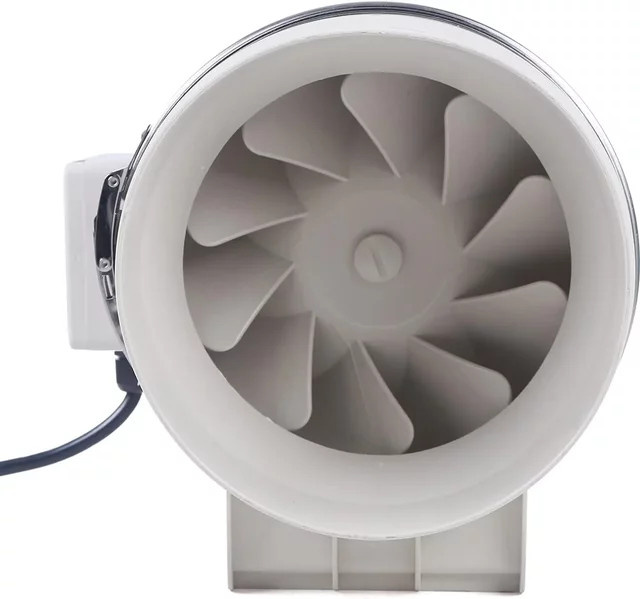 BYMAOCAR Rohrventilator 900m³/h Inline-Abluftventilator in Weiß mit 130 W - Bild 1
