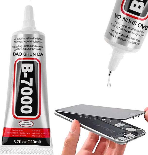 LOOLIFL B-7000 Multifunktionaler Handykleber und Reparaturkleber-Set für elektronische Bildschirme - Bild 1