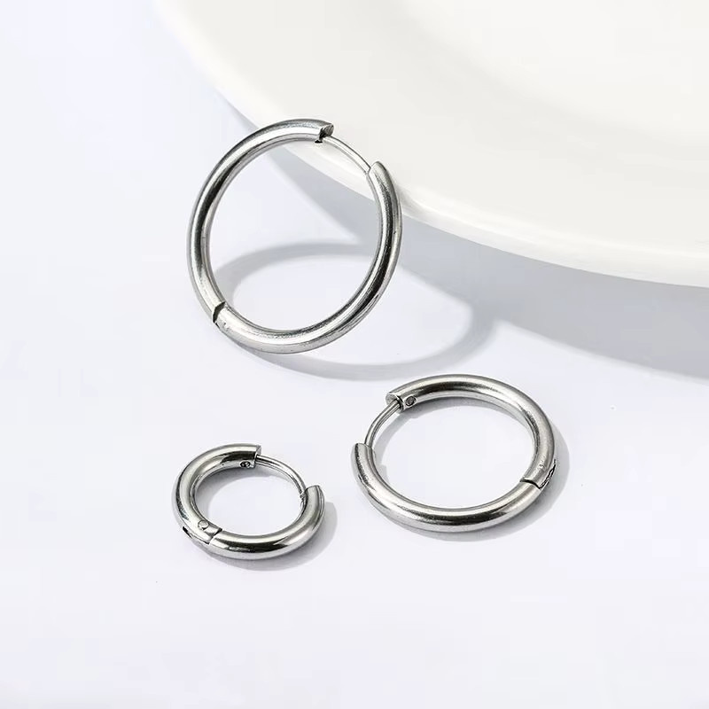 SMYXY Creolen Edelstahl, Unisex - Bild 1