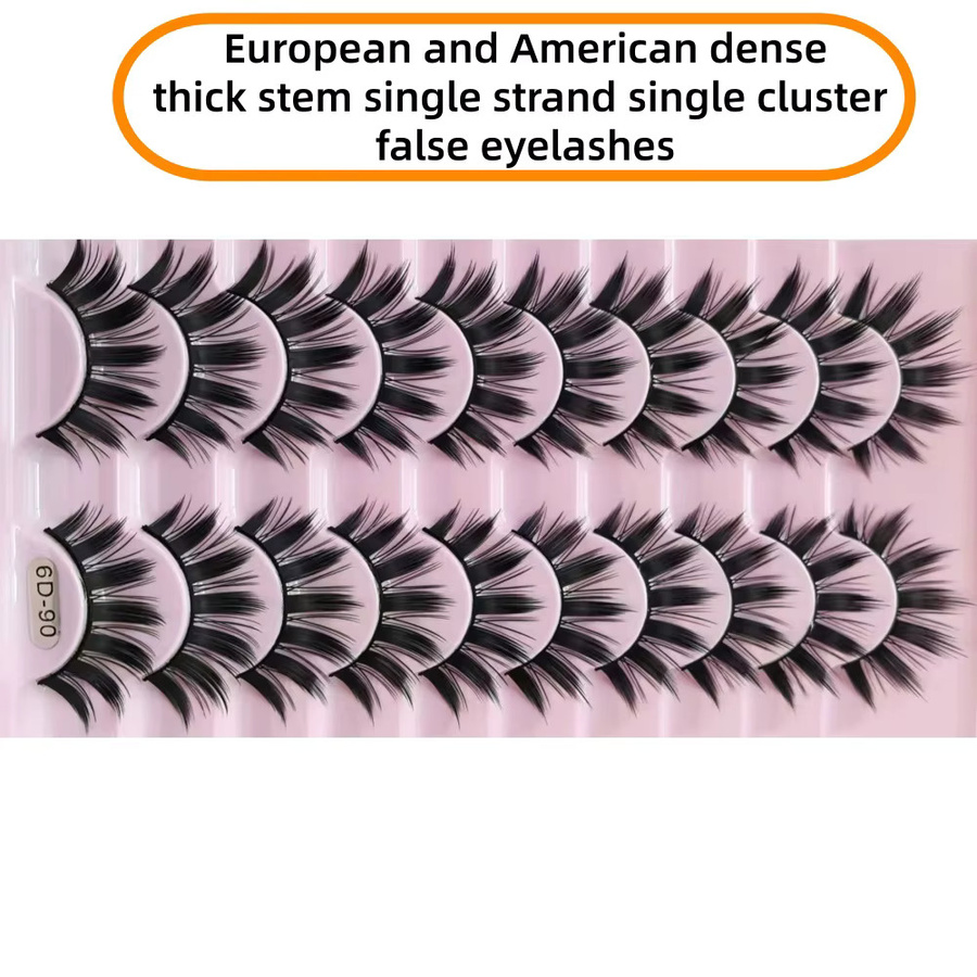 GIOIO Künstliche Wimpern, 10 Paar, Einzelne Cluster, Natürlich, Unisex - Bild 5