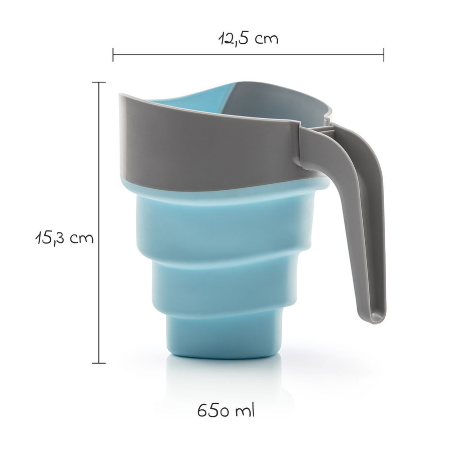 Reer MyHappyBath Cup Haarwaschbecken für Kinder in Blau Grau - Bild 2