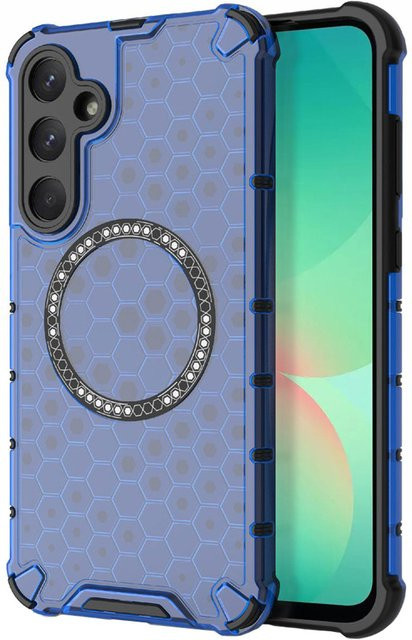 Techsuit MagSafe-Hülle HoneyComb Shield für Samsung Galaxy A26 in Blau - Bild 1