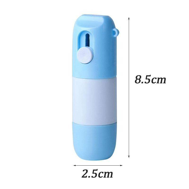 2-in-1 Thermopapier-Radiergummi und Korrekturflüssigkeit mit Auspackmesser in Blau zum Schutz deiner Privatsphäre und Daten - Bild 2