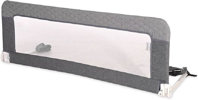 Lorelli Kinder Bettschutzgitter Safety Night grau, faltbar mit Tasche, Breite: 127 cm, Tiefe: 45 cm - Bild 1