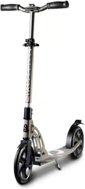 SixDegrees Aluminium Scooter, 205 mm, grau, Metall - Bild 1