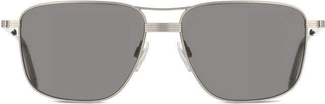 American Optical Airman 2gyn Sonnenbrille, Aviator, Vollrand, Metall, Herren, grau - Bild 1
