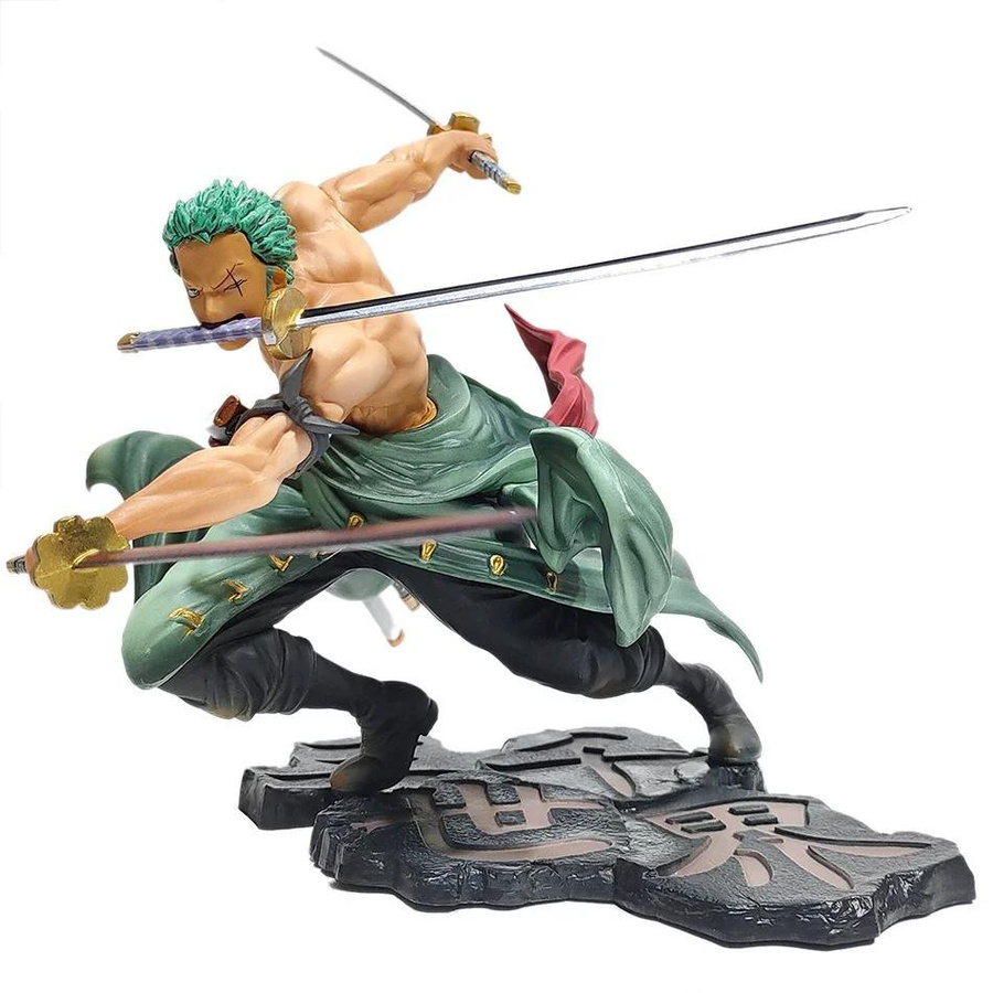 Yiran toy 1 One Piece Roronoa Zoro Actionfigur Statue Set - Bild 1