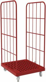 HMH rolltainer 1450 KU Rollcontainer in Rot, Breite: 72,4 cm, Tiefe: 81,5 cm - Bild 1