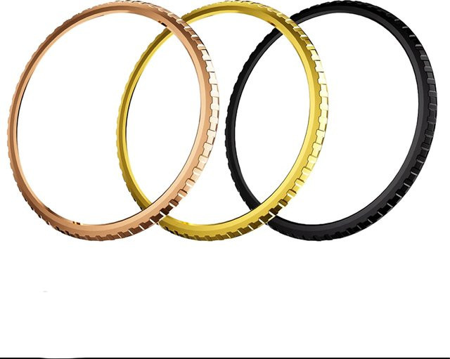 Lünettenring-Gehäuse für Samsung Galaxy Watch 8 Classic, 46 mm, Edelstahl, Gold - Bild 1