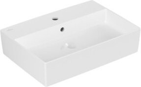 Villeroy & Boch Aufsatzwaschtisch Memento 2.0 aus Keramik mit Überlauf, Weiß Alpin, Breite: 60 cm, Tiefe: 42 cm - Bild 1