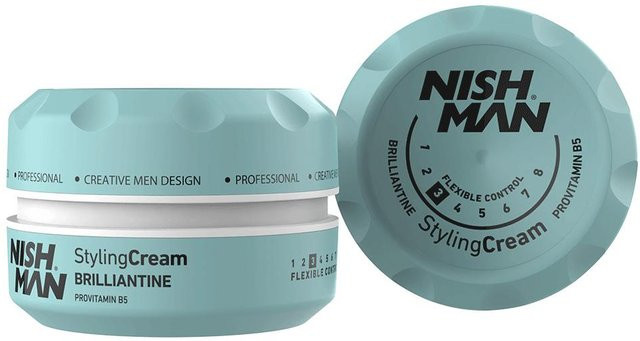 Nishman Styling-Creme Brilliantine, 150 ml, Herren, mit Panthenol - Bild 1