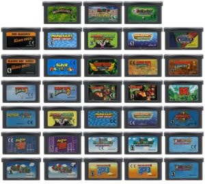 Bandai GBA Videospiel-Kassette mit Donkey Kong, Mario und Wario Serie für GBASP in Multicolour - Bild 1