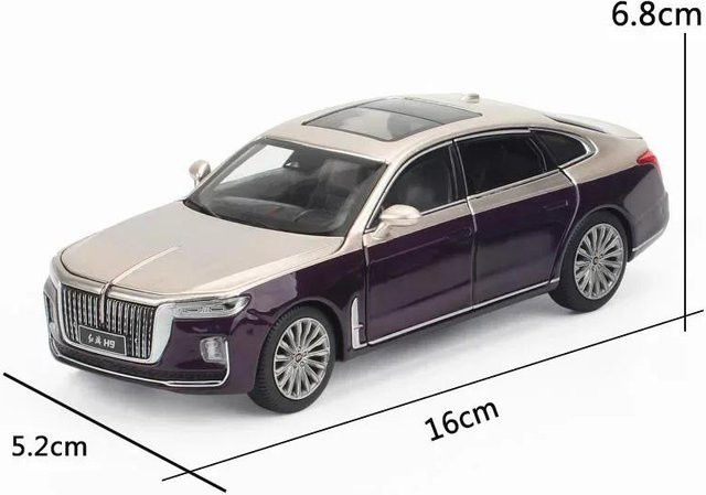 Linyi toy car Hongqi H9, Modell, 1:24, Metall, ab 14 Jahren - Bild 1