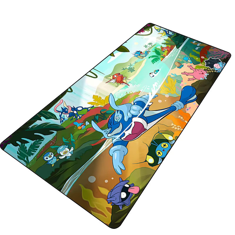 Bandai Pokémon Mauspad in Multicolour mit verstärktem Rand für Gaming und Schreibtisch - Bild 2