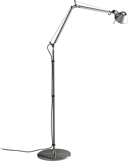 Artemide Tolomeo Terra LED-Stehleuchte aus Aluminium in Silber mit warmweißem Licht (2700K) - Bild 1