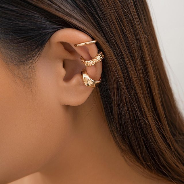 Fashion Maker 2 Clip-Ohrringe, Messing, Gold, Damen - Bild 1