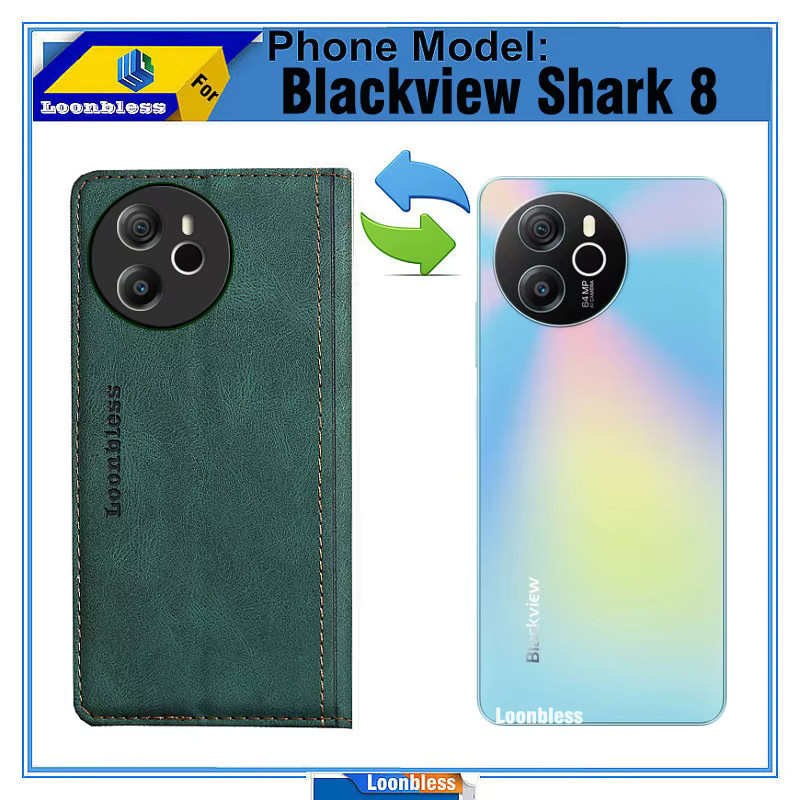 Blackview Shark 8 Flip Case Brieftasche in Orange - Bild 5