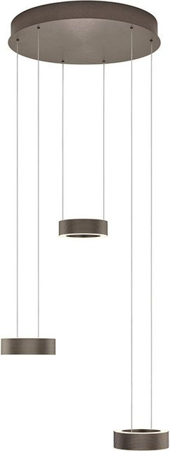 Elements by Bankamp Noah 20742 LED-Pendelleuchte in Bronze, dimmbar mit Fernbedienung und höhenverstellbar, Warmweiß 2700K - Bild 1