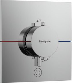 Hansgrohe Thermostat ShowerSelect Comfort E UP Duscharmatur mit 1 Verbindungsstück und 1 Zusatzabgang in Chrom - Bild 1