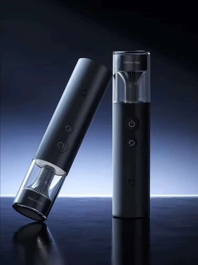 Mijia LED-Taschenlampe Schwarz, Tragbar und Wiederaufladbar mit 1000 Lumen und IP65 Wasserdichtigkeit für Notfälle und Outdoor-Einsätze - Bild 5