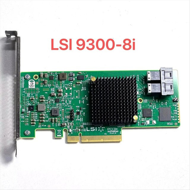 Broadcom SAS 9300-8i 8-Port 12Gb/s +SAS PCI-Express 3.0 Low Profile Host Bus Adapter Controller Karte - Bild 1