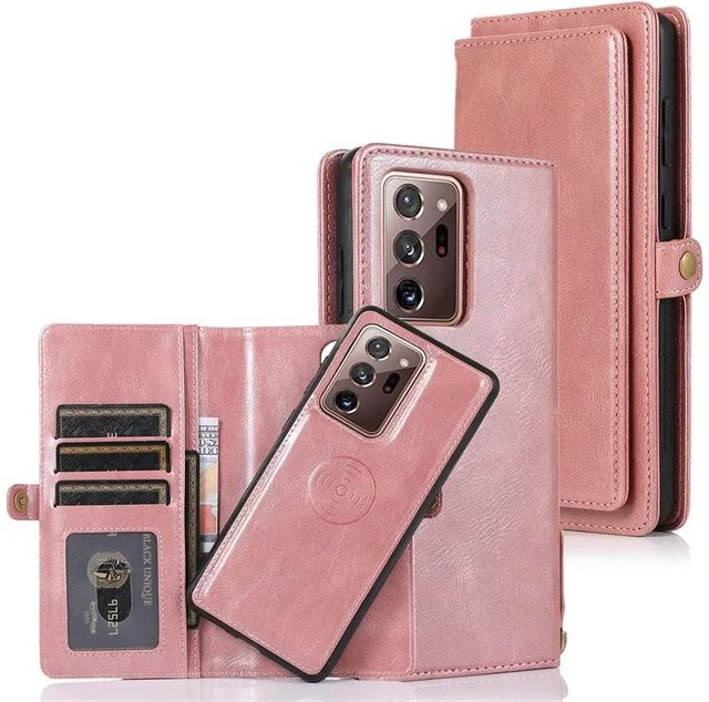 Magnetische Leder Handyhülle mit Geldbörse Funktion für Samsung Galaxy S25 Ultra S24 Plus Note 20 A54 A14 A73 A53 A33 A13 A72 A52s A32 A50 A50S A30S von G.MING in verschiedenen Farben - Bild 1