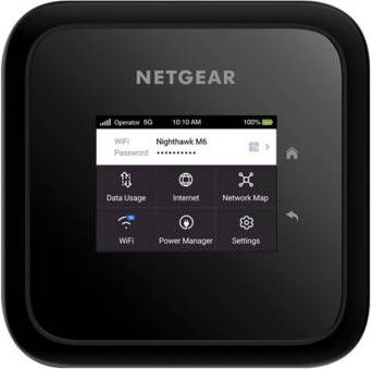 NETGEAR Nighthawk M6 Mobiler 5G Hotspot mit Wi-Fi 6 und Ethernet/LAN in Schwarz - Bild 1