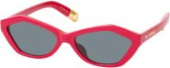 Jacquemus JAC 42 Sonnenbrille, Rechteckig, Kunststoff, Damen - Bild 1