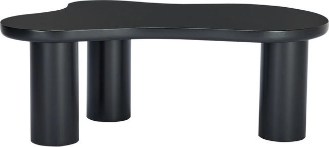 okwish Couchtisch in Wolkenform mit modernem Design, Schwarz, B/T/H: 107 x 66 x 40 cm - Bild 1