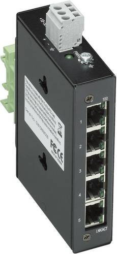 WAGO Industrieswitch unmanaged 5-Port 100BASE-TX Ethernet/LAN Switch in Schwarz - Bild 1