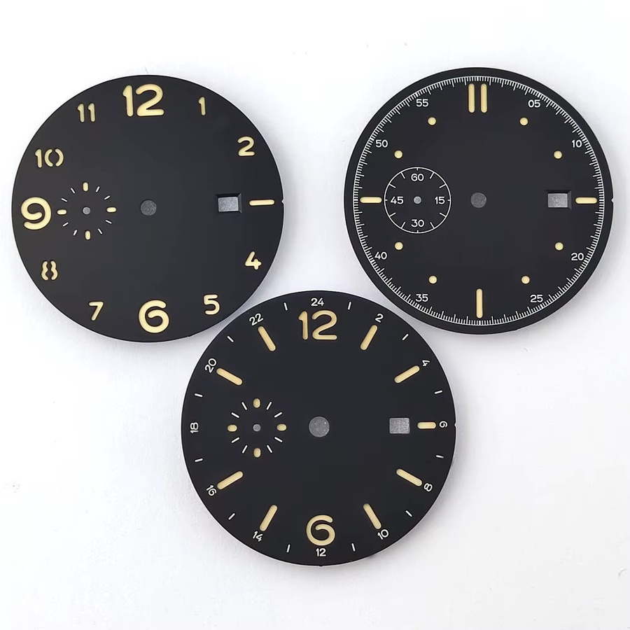 OUMASHI Uhrenzifferblatt, 36 mm, grün, Minimalistisch - Bild 3