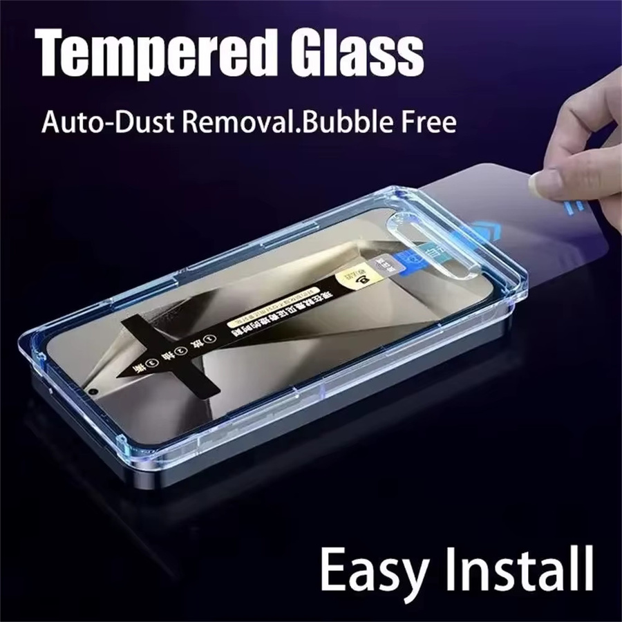 Premium Displayschutzfolie aus gehärtetem Glas mit oleophober Beschichtung für Samsung Galaxy S26 S25 S24 Plus und S24 Ultra, transparent - Bild 2