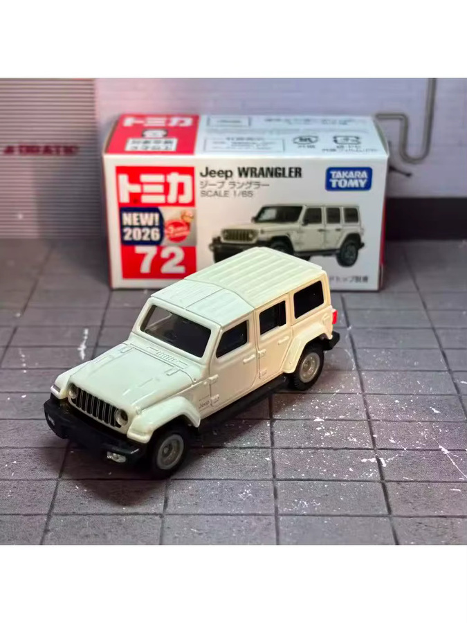 Takara Tomy Tomica Nr. 72 Jeep Wrangler, Modellauto, Metall - Bild 3