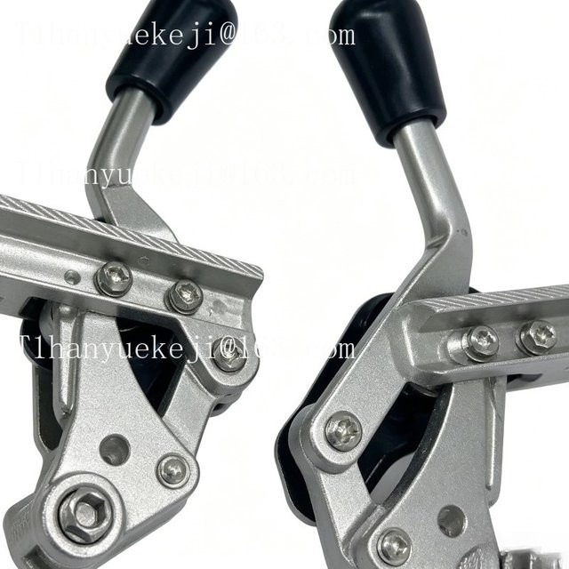 XMSJ Universelle Handbremse aus Aluminiumlegierung mit verlängertem Bremshebel für Rollstühle in Grau und Silber - Bild 1