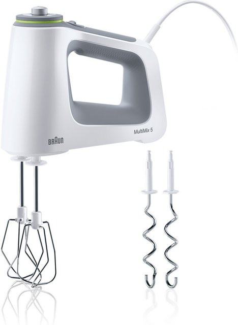 Braun MultiMix 5 HM 5100 Handmixer weiß/grau - Bild 1