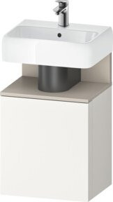 Duravit Waschtischunterschrank Qatego in Tau matt und Weiß matt, B/T/H: 44 x 35 x 64,5 cm - Bild 1