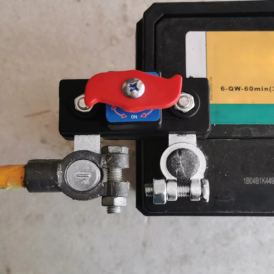LuminDrive Manueller Batterie-Trennschalter für 12 V und 24 V für Automobile, Fahrzeuge, LKW, Bus, Wohnmobile und Marine - Bild 4