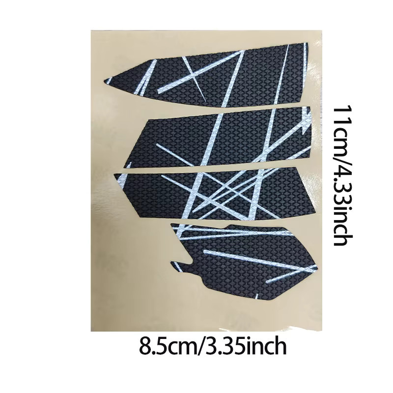 G502 Anti-Rutsch Aufkleber in Schwarz für kabellose und kabelgebundene Mäuse, schweißabsorbierendes Grip-Set - Bild 3