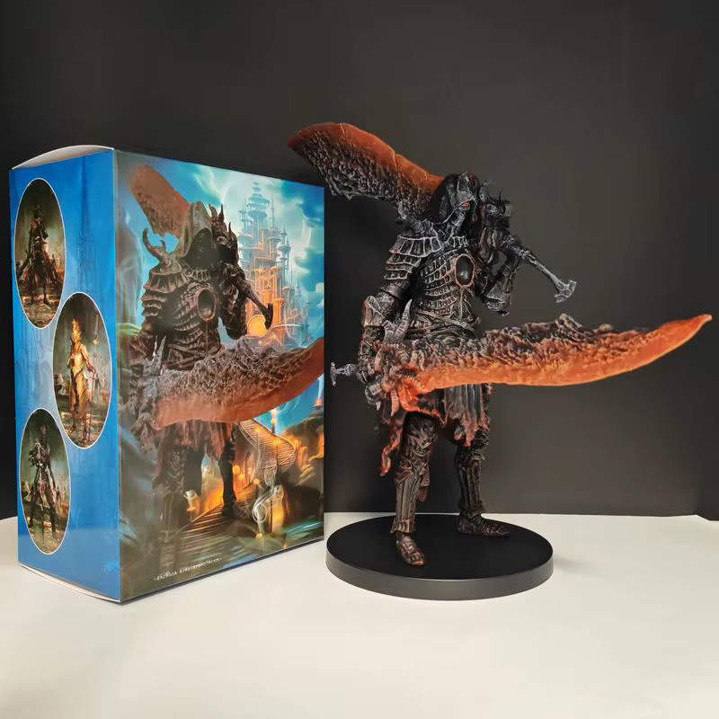 Bandai Dark Souls Ring Siegel Stadt Doppel-Messer-Ring Siegelritter, Desktop-Modell Ornament - Bild 1