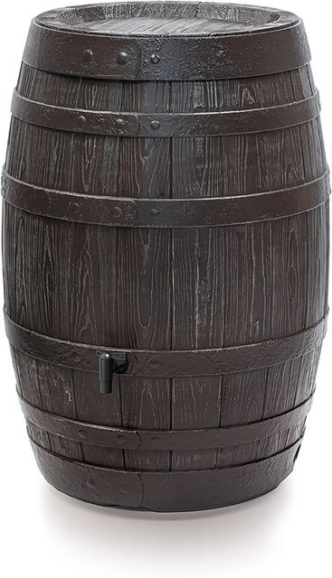 Regentonne Waterform Botaqua in Braun mit 430 l Fassungsvermögen und rustikalem Design - Bild 1